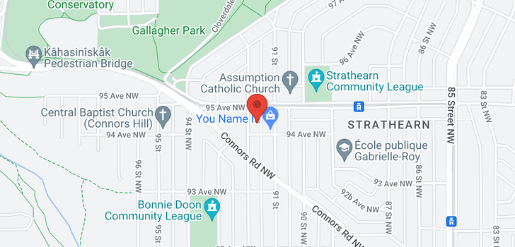 map of 9411 92 ST NW